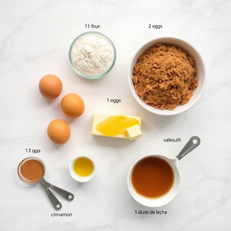 Raw ingredients for Cinnamon Sandwich Cookies