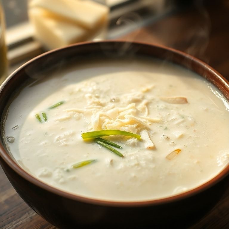 creamy coconut lemongrass soup