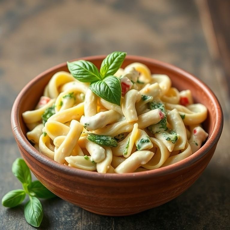 Creamy Green Goddess Pasta Salad: Fresh Herb Delight