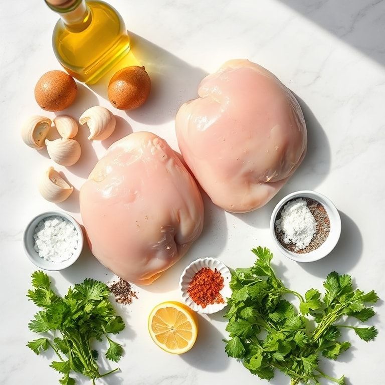 Ingredients for Garlic Chicken One-Pan: Fall Harvest Crispy Delight