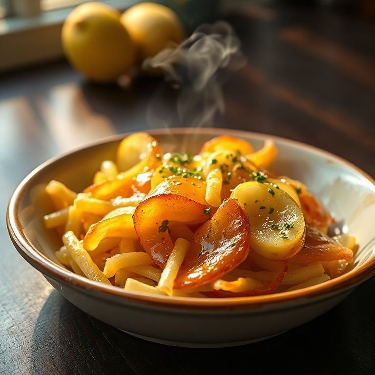 roasted baby potatoes garlic lemon sauce
