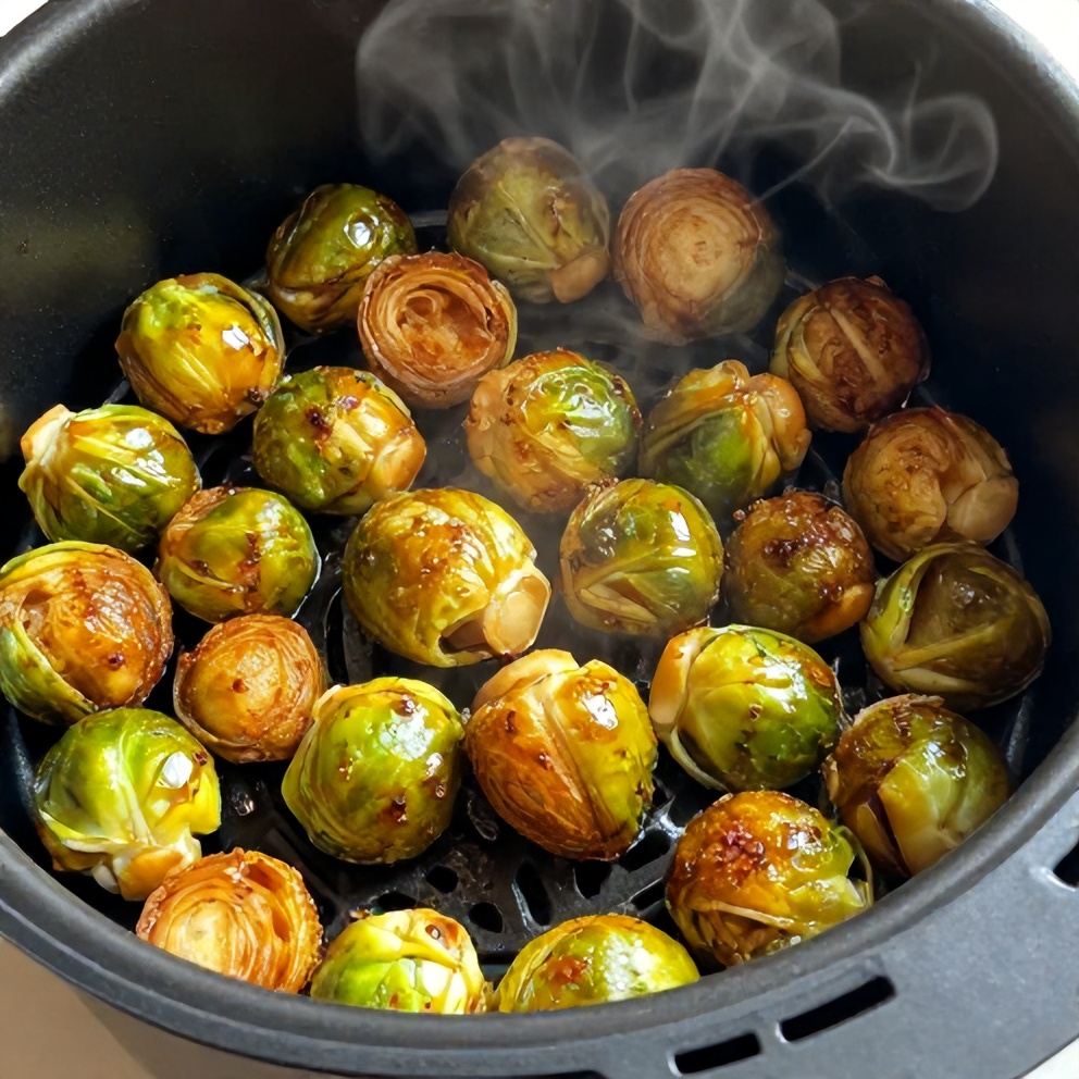 air fryer brussels sprouts