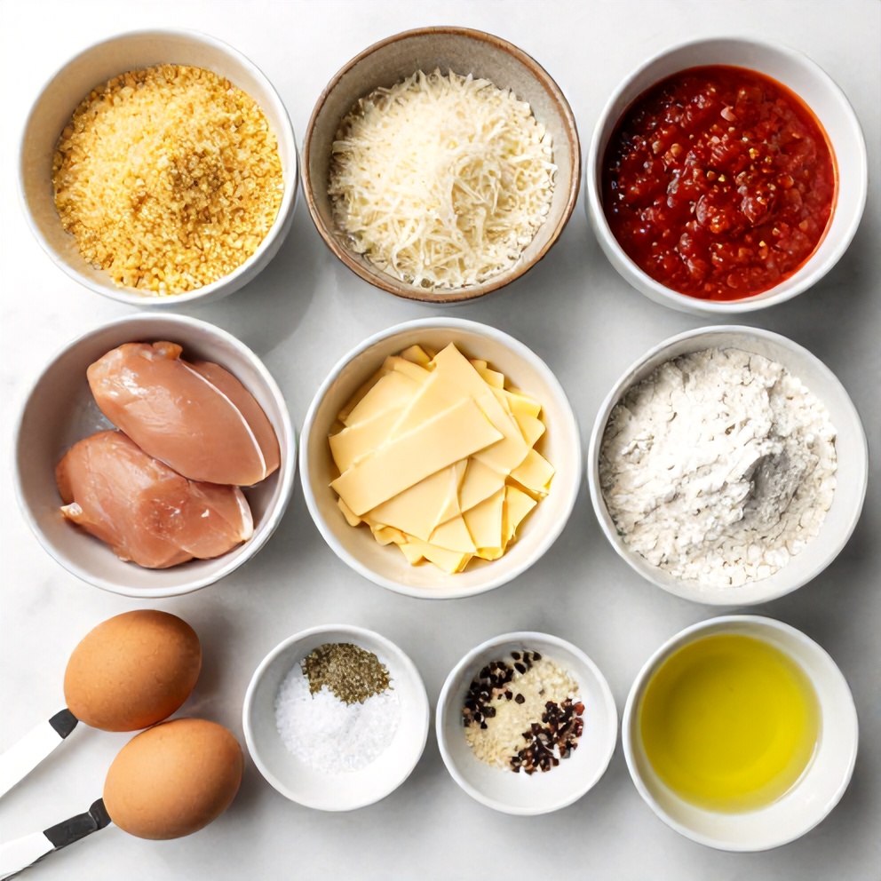 Air Fryer Chicken Parmesan Bites Ingredients