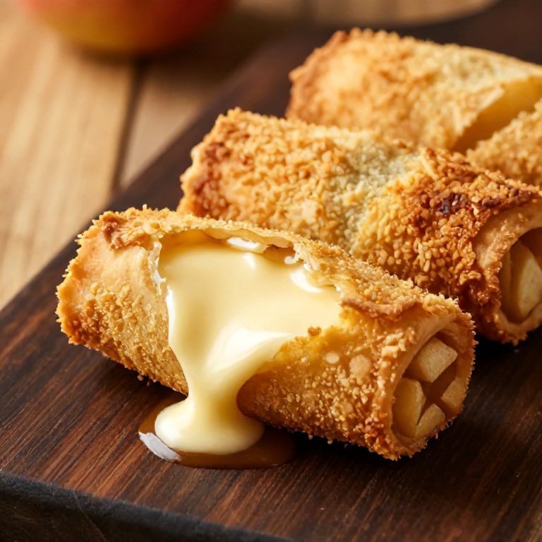 baked apple pie egg rolls