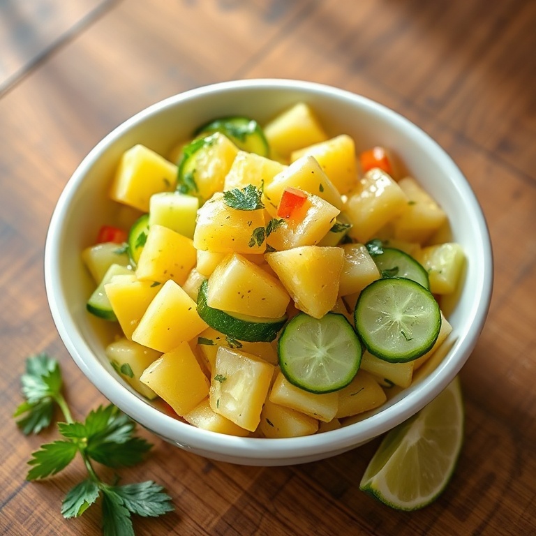 Best Pineapple Cucumber Salad