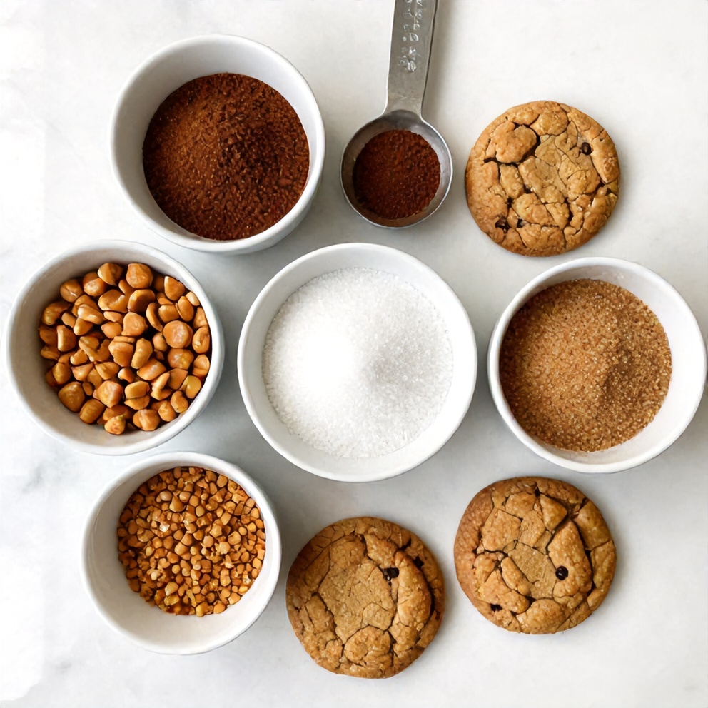 Brown Butter Coffee Toffee Cookies Ingredients