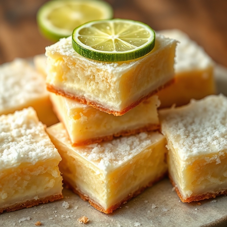 copycat starbucks lime frosted coconut bars