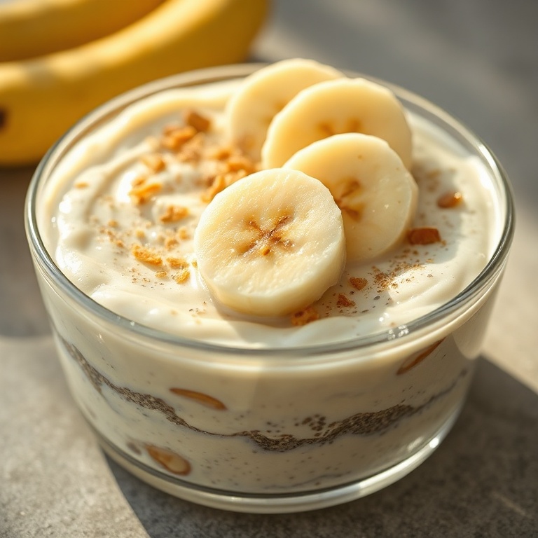 Creamy Banana Coconut Chia Pudding