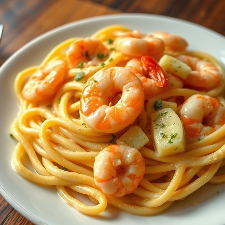 Creamy Cajun Shrimp Pasta