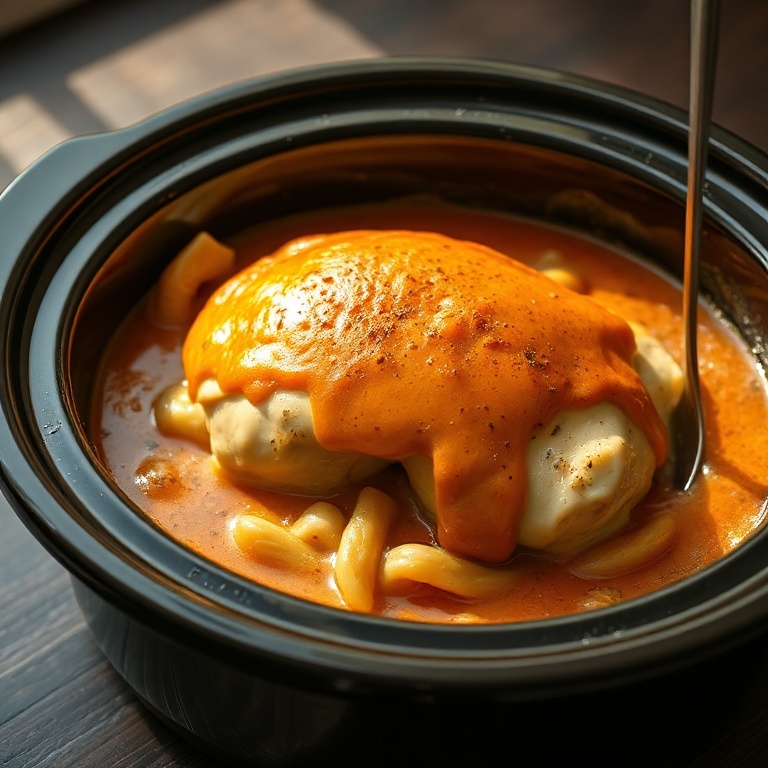 creamy crockpot olive garden chicken