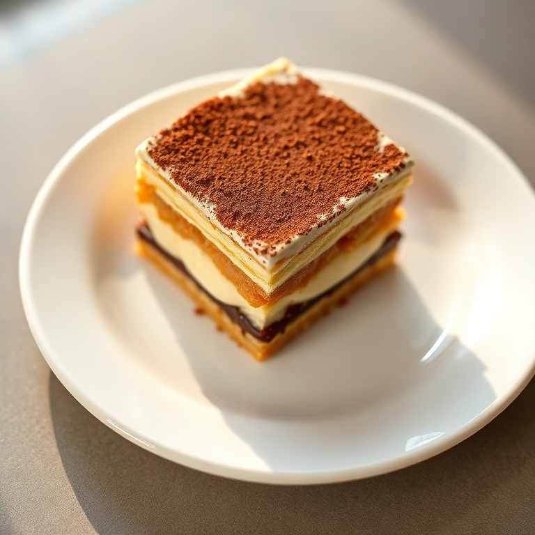 Finished Creamy Earl Grey Tiramisu