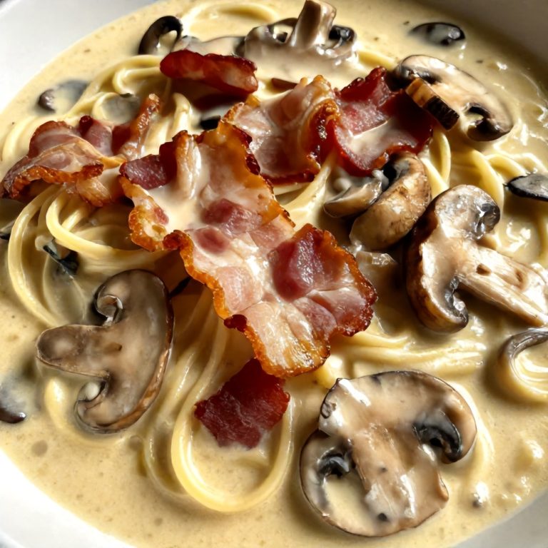 creamy italian mushroom carbonara