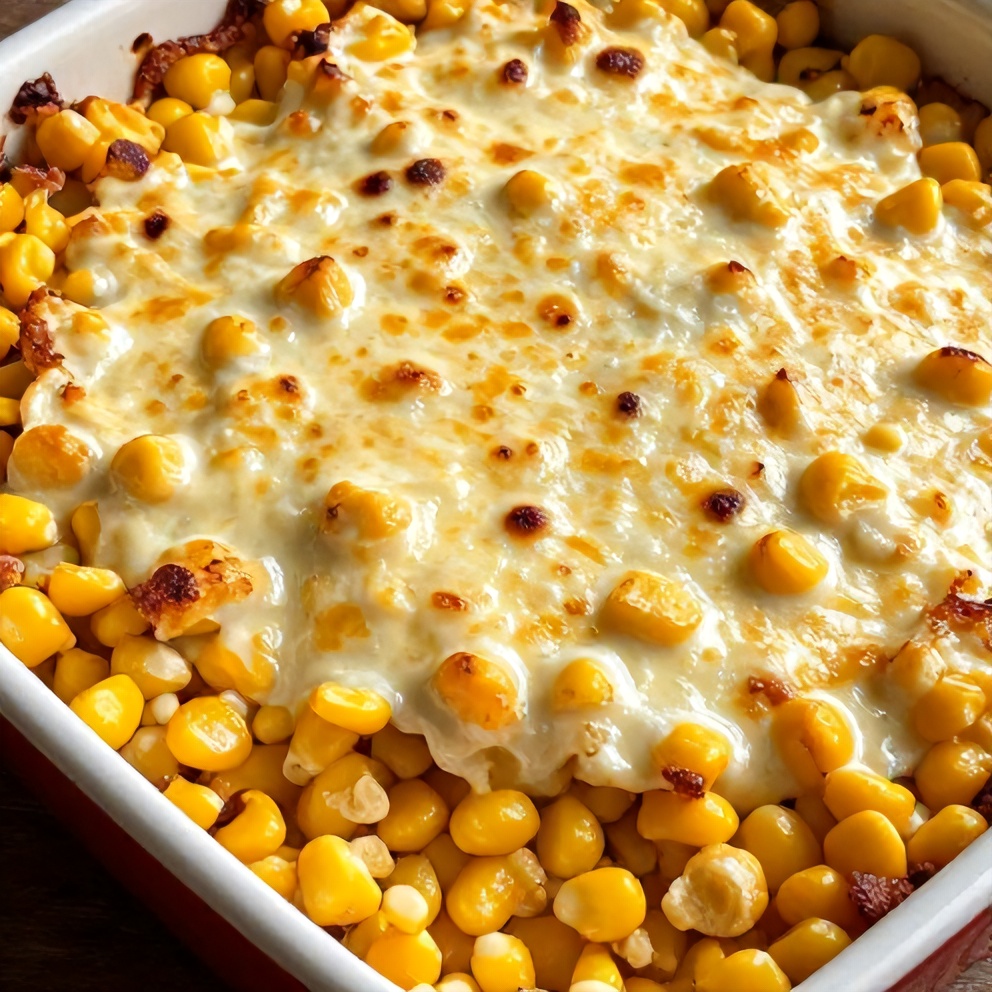 Creamy Jalapeño Popper Corn Casserole