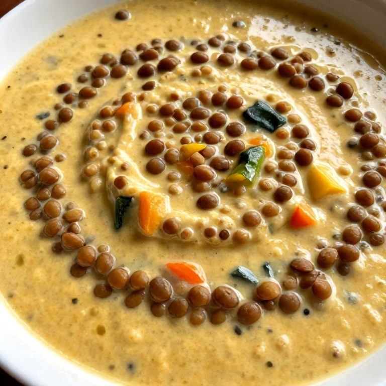 Creamy Moroccan Harissa Lentil Soup