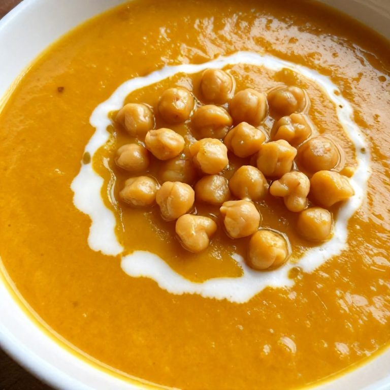 Creamy Moroccan Sweet Potato Soup