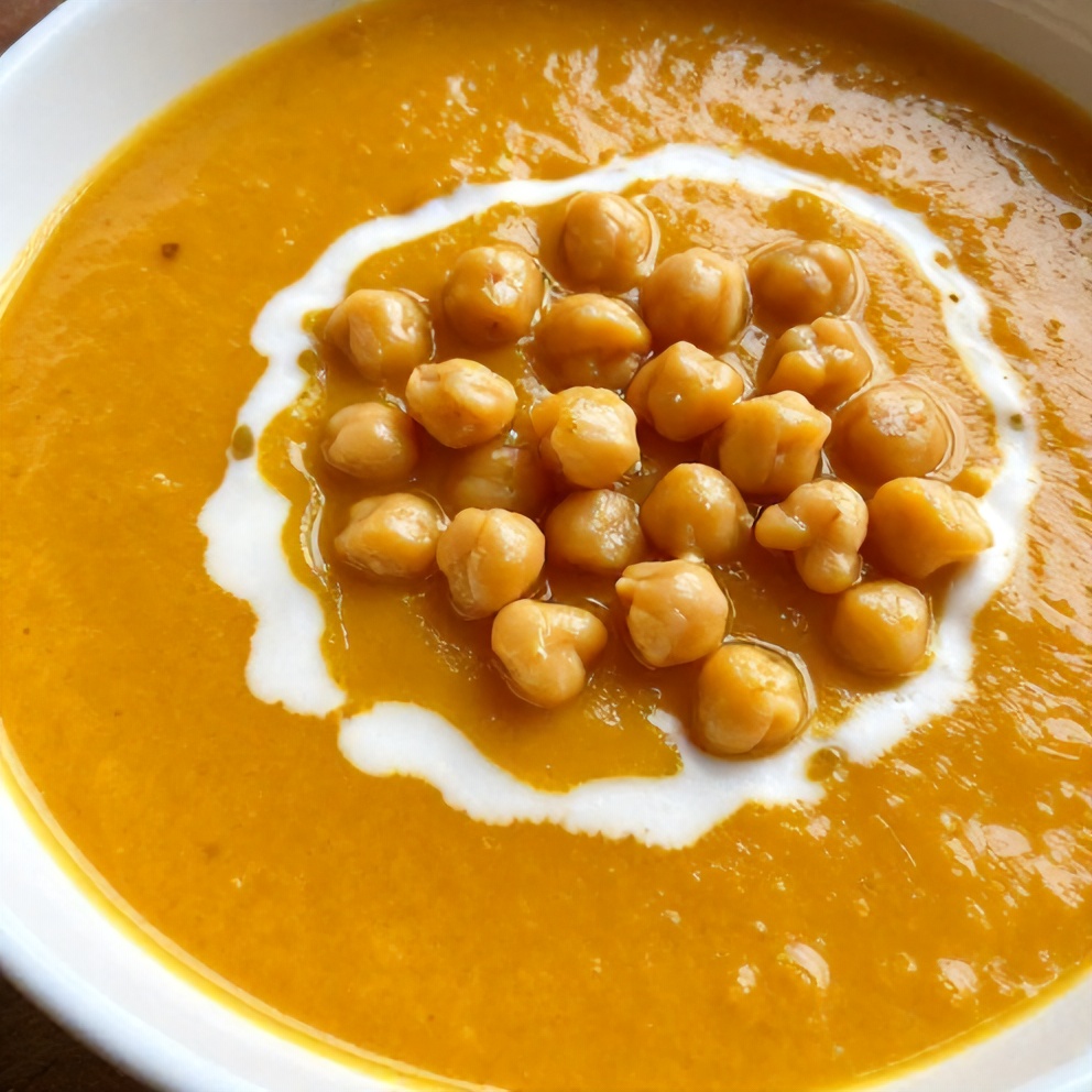 Creamy Moroccan Sweet Potato Soup