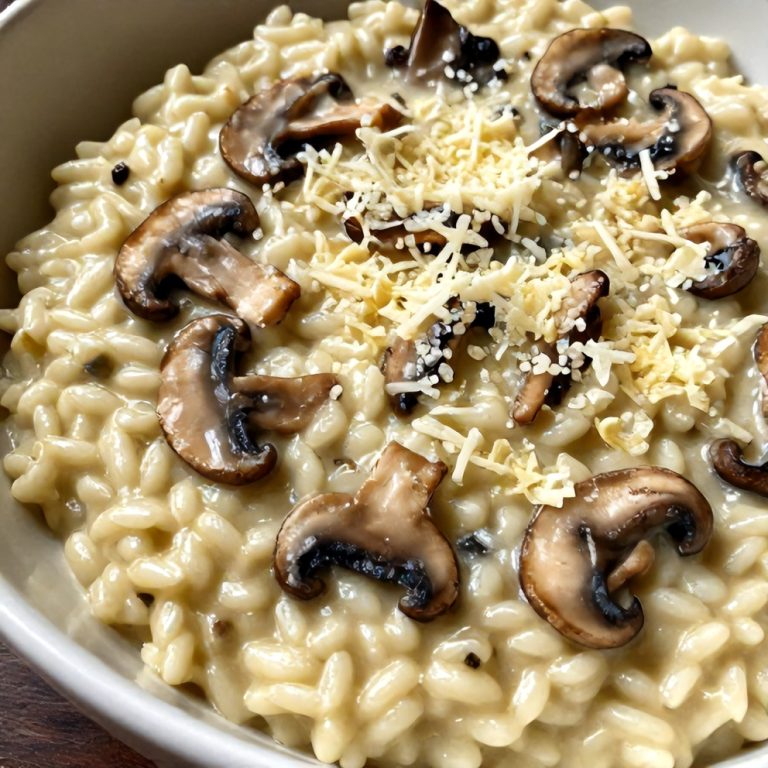 creamy mushroom risotto