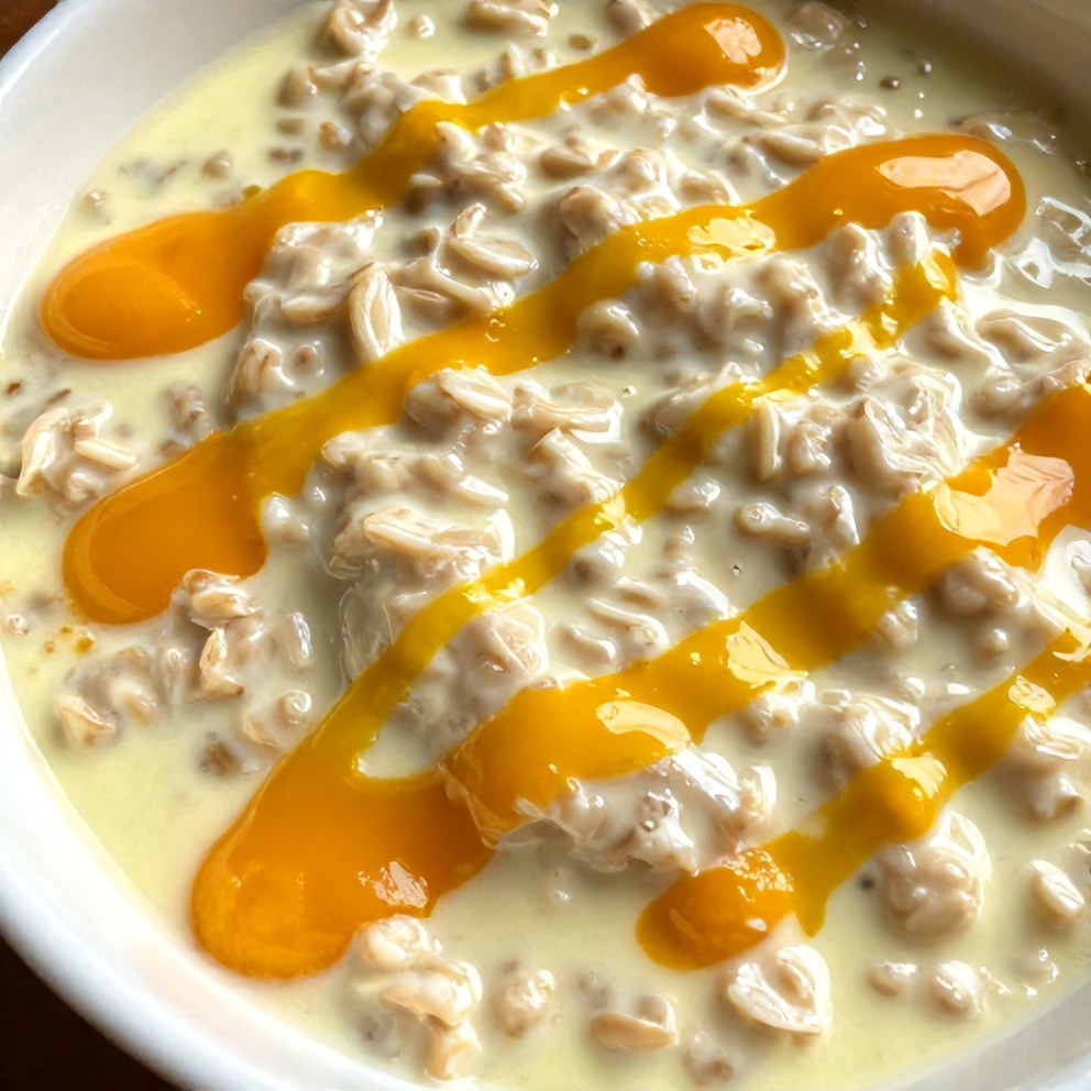 Creamy Pandan Coconut Overnight Oats