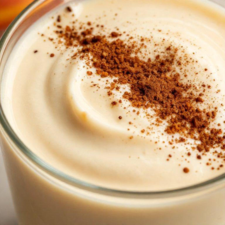 peach protein shake