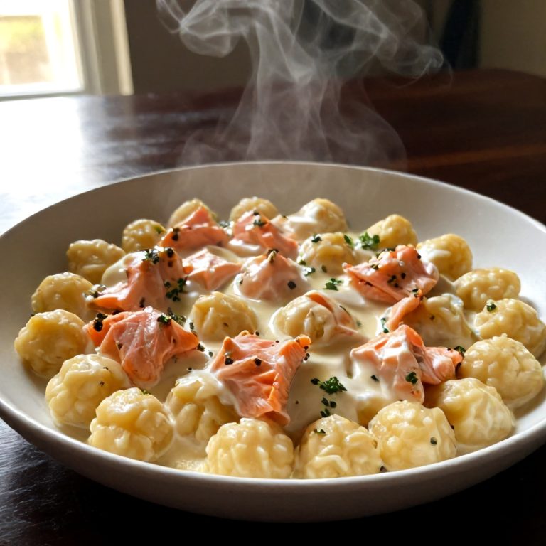 Creamy Smoked Salmon Gnocchi