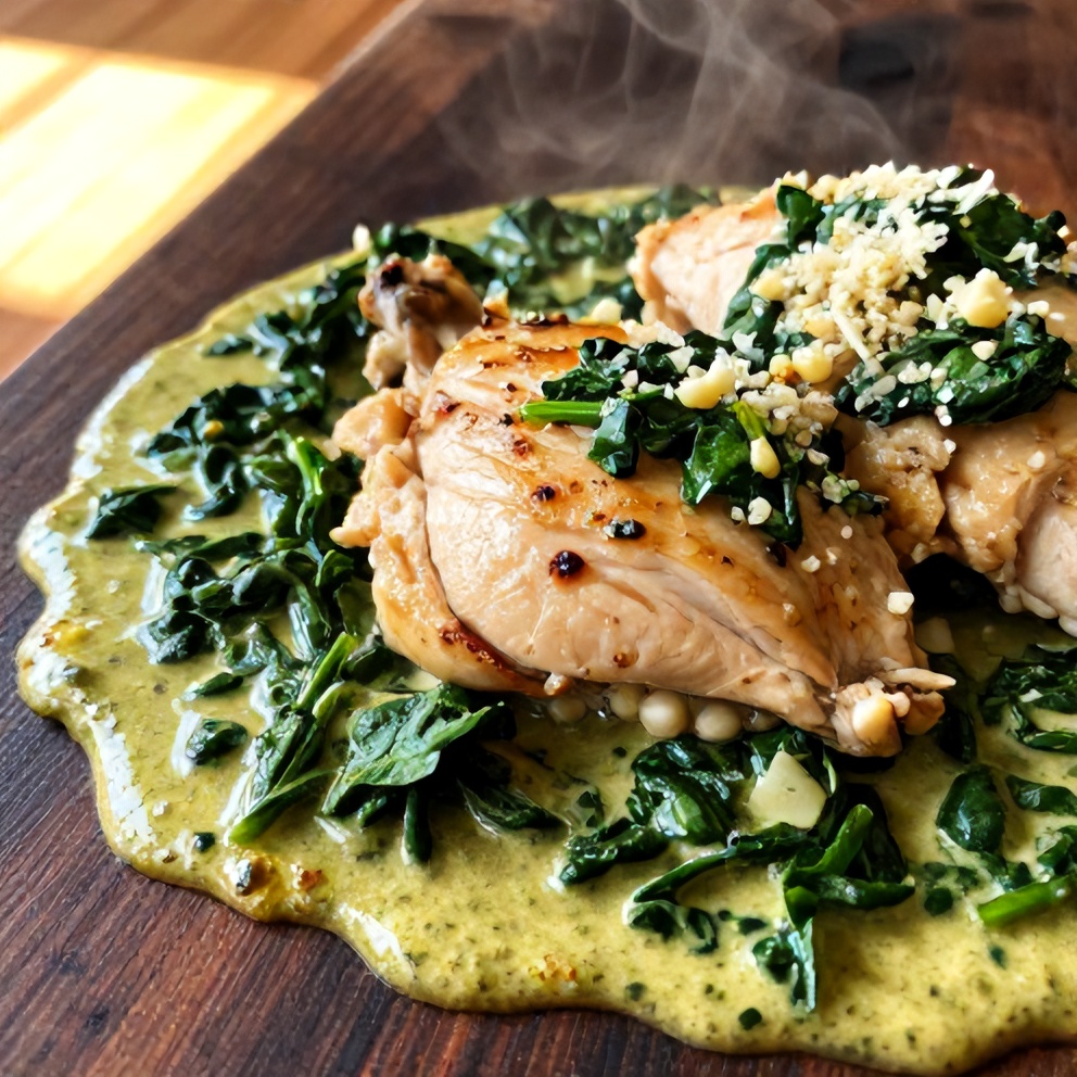 Creamy Tuscan Chicken with Spinach