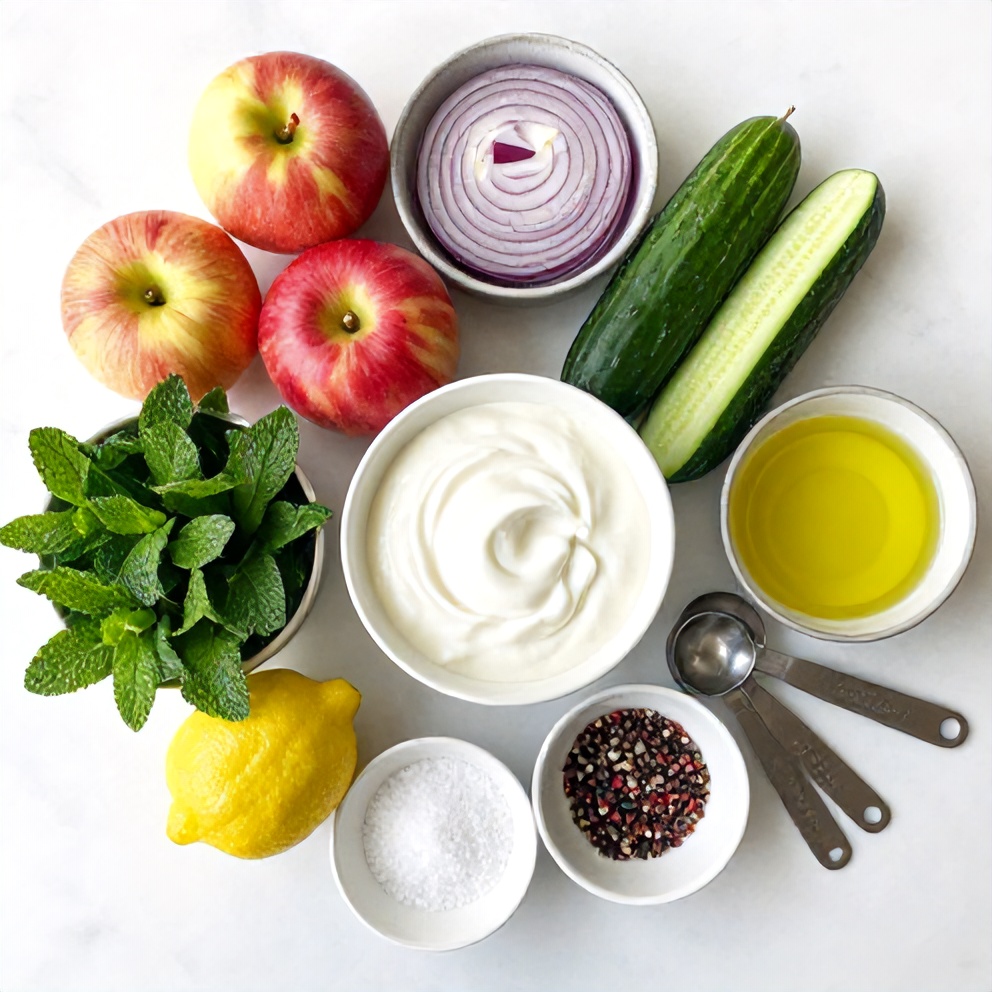 Apple Cucumber Salad Ingredients