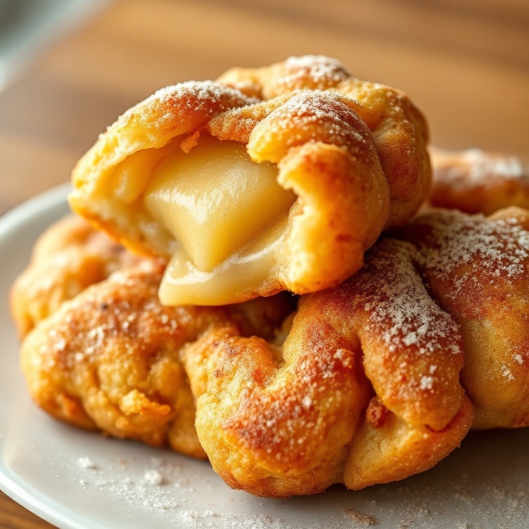 Crispy Baked Apple Fritters