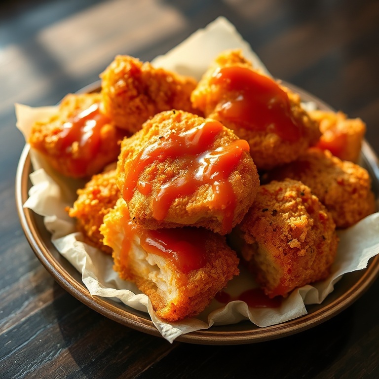 Crispy Bang Bang Salmon Bites