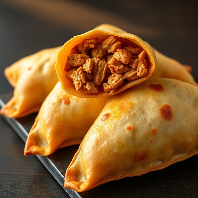 Crispy Chicken Samosas