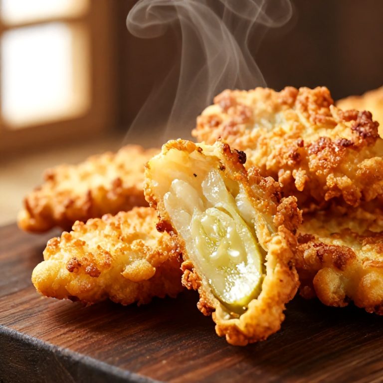 Crispy Dill Pickle Fritters