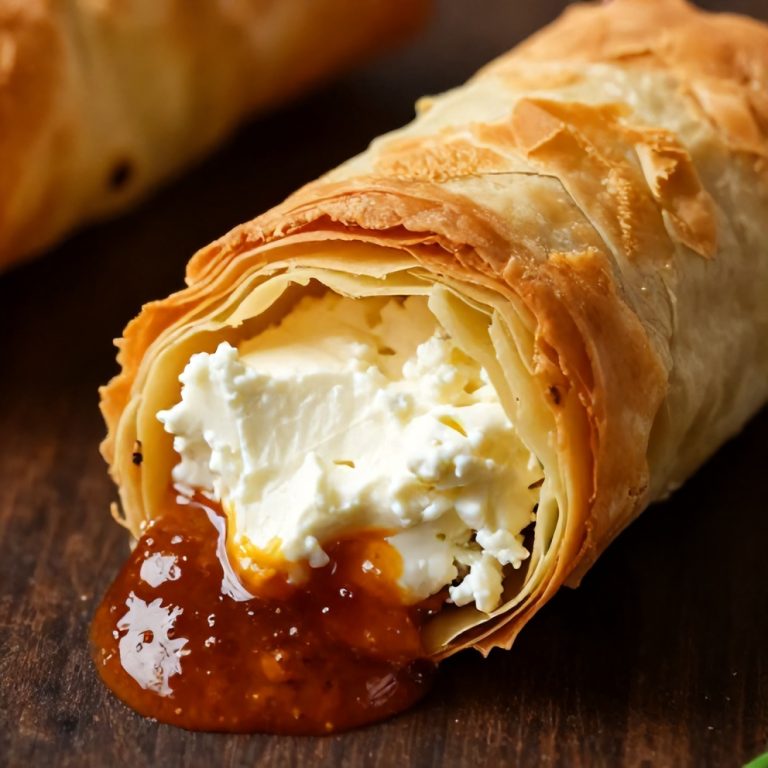 Crispy Feta Phyllo Rolls