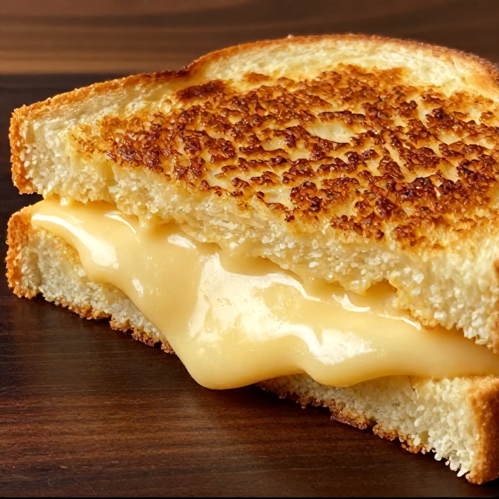 crispy grilled cheese sandwich