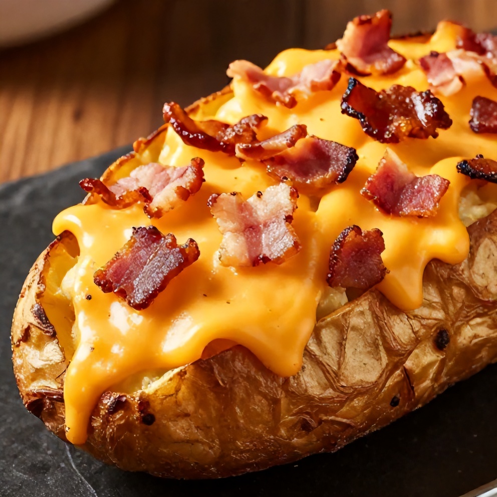 Crispy Loaded Baked Potatoes