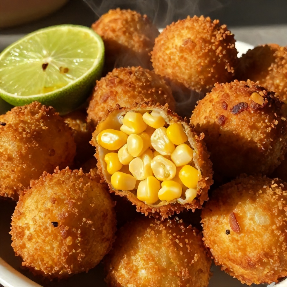 Mexican street corn fritters
