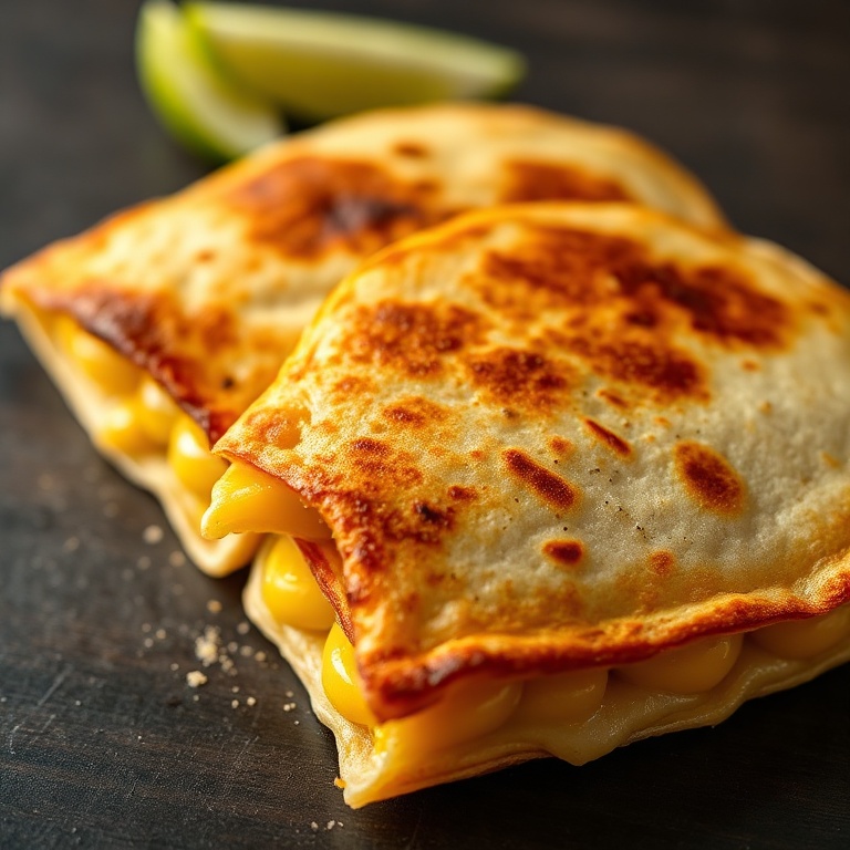 Crispy Mexican Street Corn Quesadillas