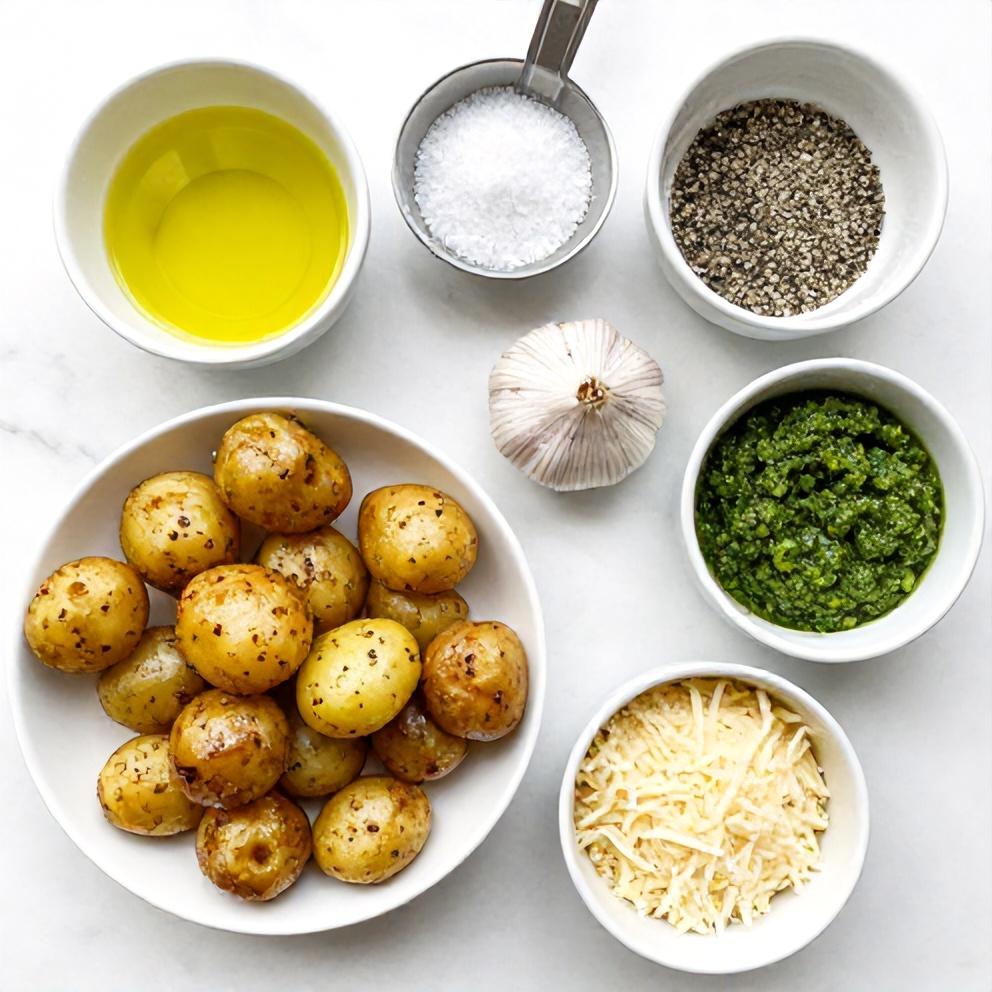 Parmesan Pesto Roasted Potatoes Ingredients