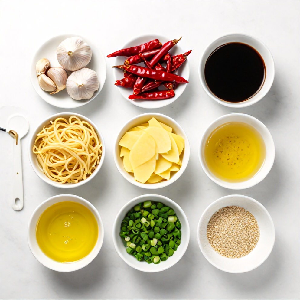 Spicy Potato Noodles Ingredients
