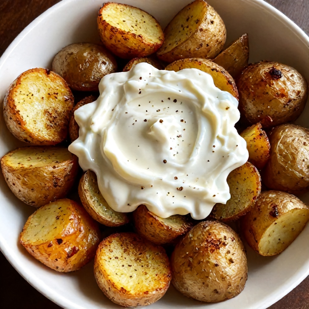 Crispy Za’atar Smashed Potatoes