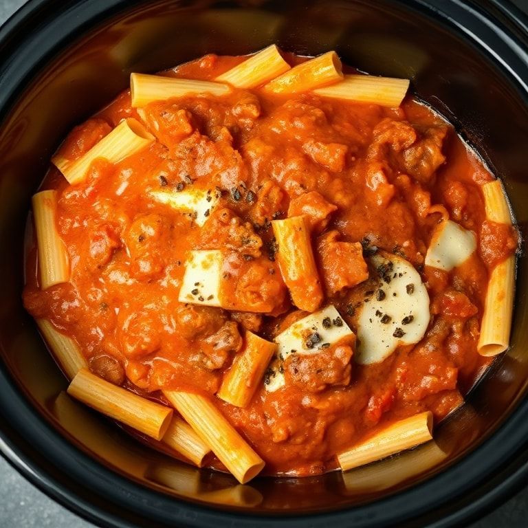 crockpot beef pasta