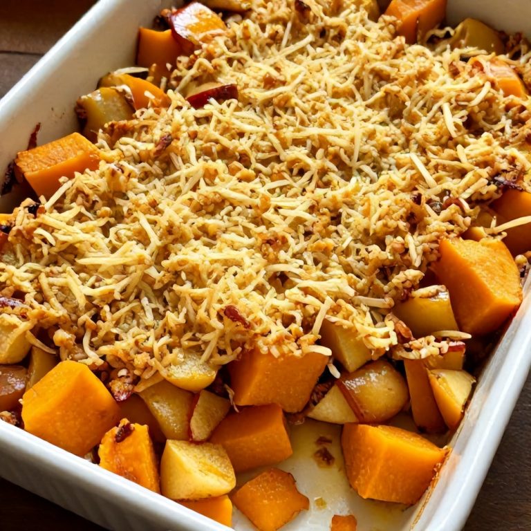 Easy Apple Butternut Squash Casserole