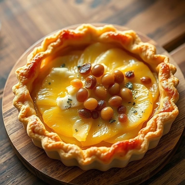 Easy Bacon Blue Cheese Tart