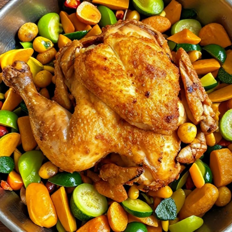 easy baked turmeric chicken