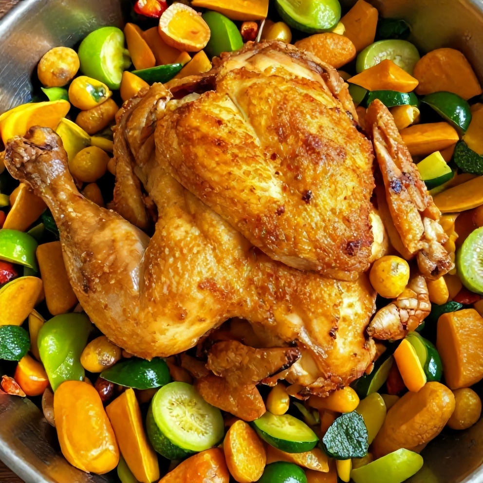 easy baked turmeric chicken