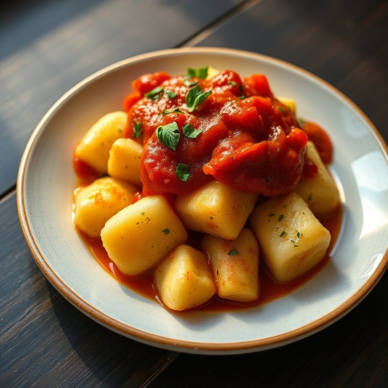 Easy Beet Ricotta Gnocchi