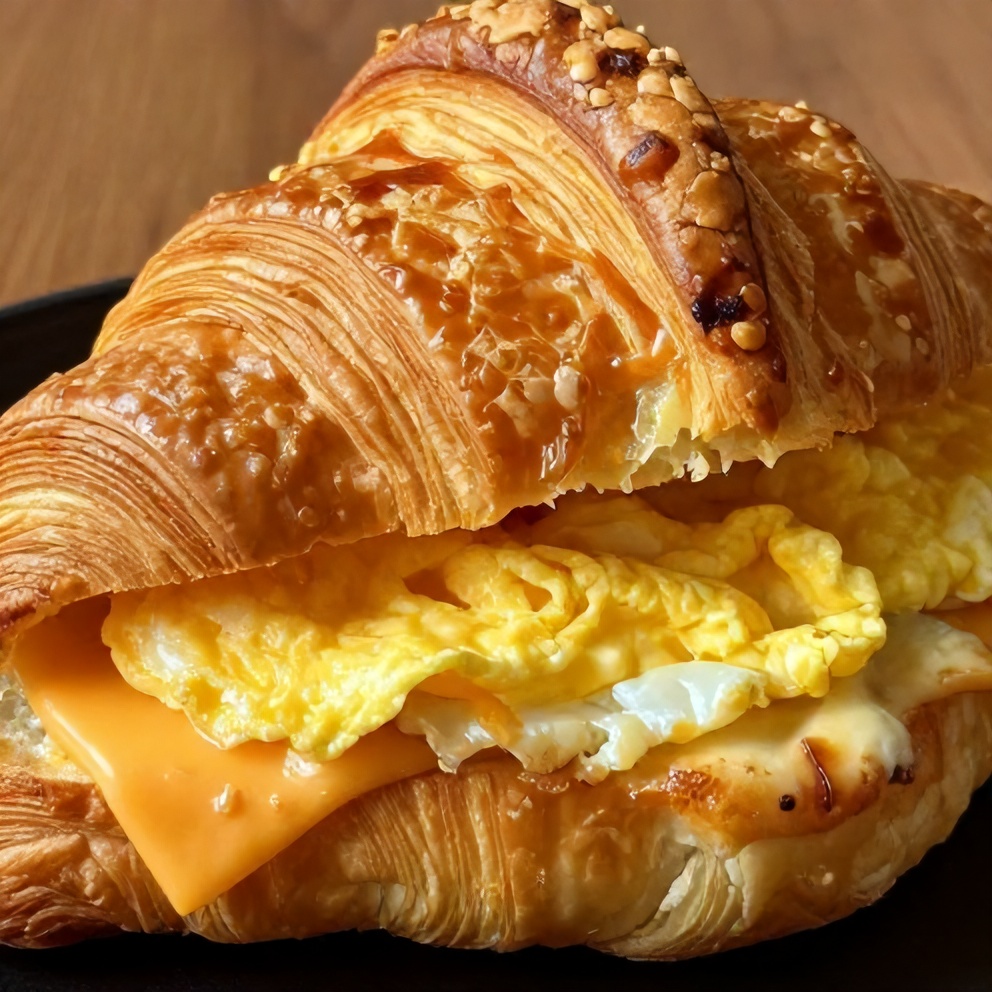 Easy Breakfast Croissant Sandwiches
