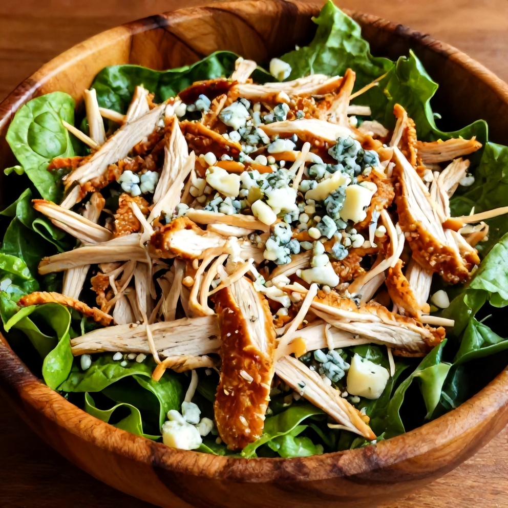 Buffalo Chicken Salad Close-up