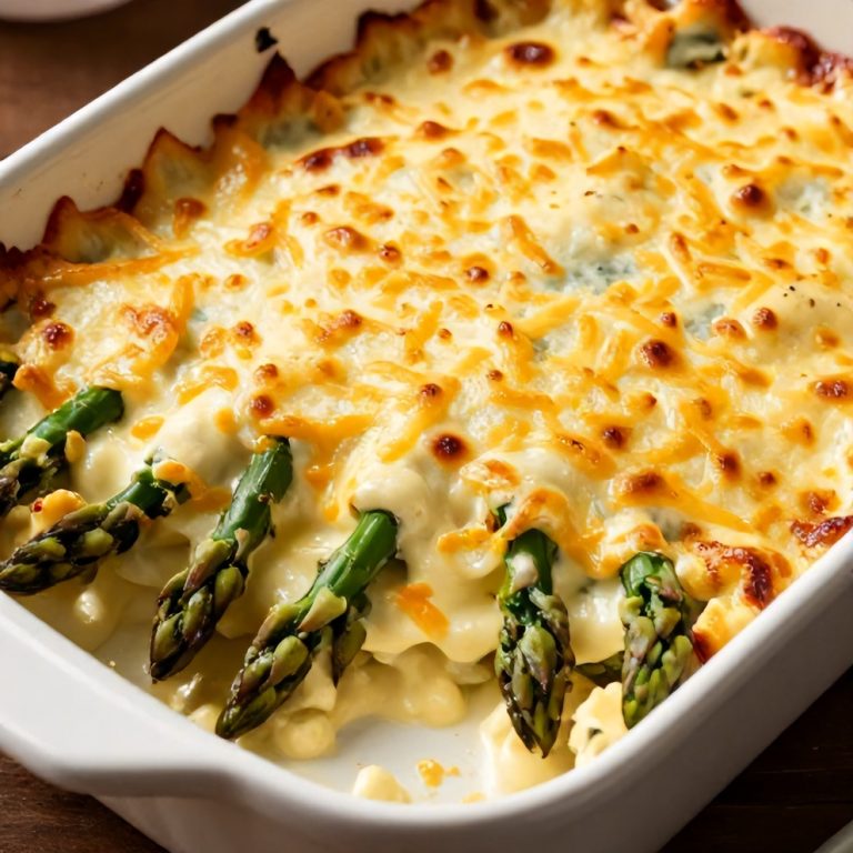 Easy Cheesy Asparagus Casserole