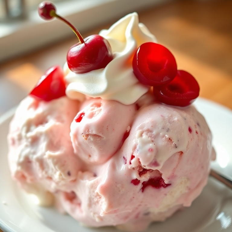 Easy Cherry Garcia Nice Cream