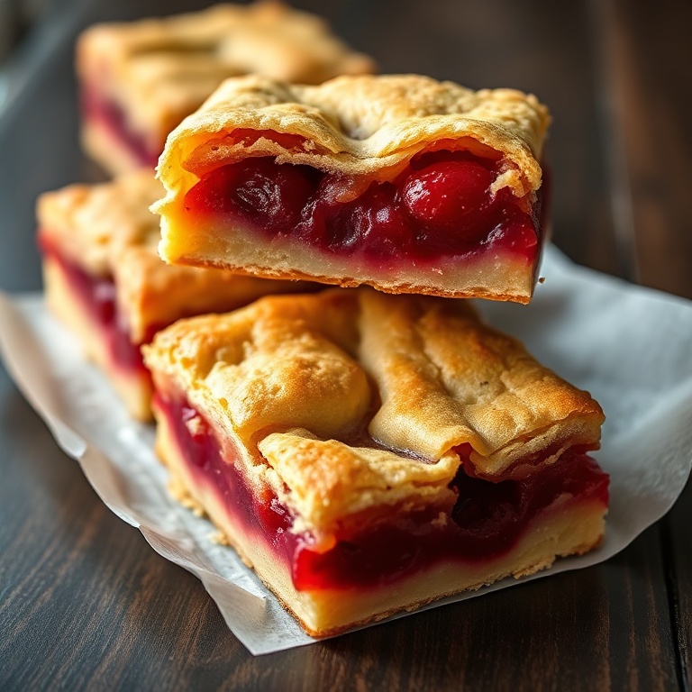 Easy Cherry Pie Bars