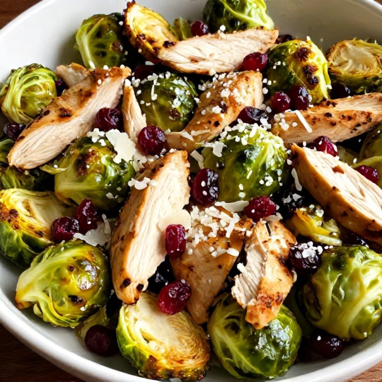 Easy Chicken Brussels Sprout Salad